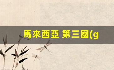馬來西亞 第三國(guó)簽證(馬來西亞三個(gè)月簽證多少錢)